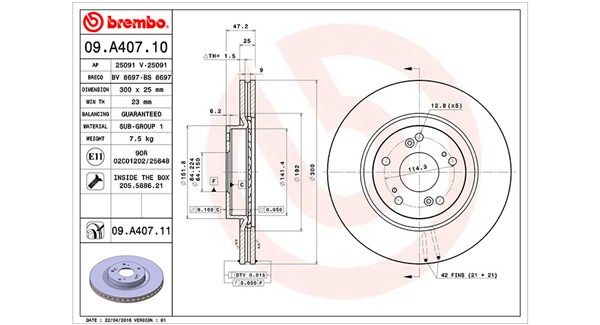 MAGNETI MARELLI Тормозной диск 360406063800